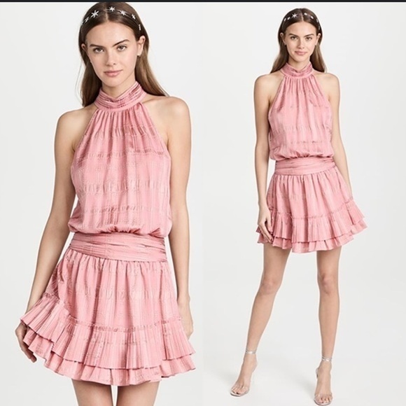 Nwt Ramy Brook Lowri Silk Blend Mini Dress